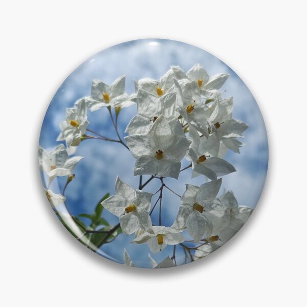 Item preview, White Flowers and Fluffy Clouds designed and sold by Bee Buddy Photography.