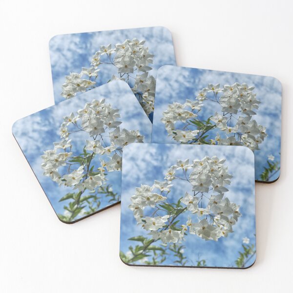 Item preview, White Flowers and Fluffy Clouds designed and sold by Bee Buddy Photography.