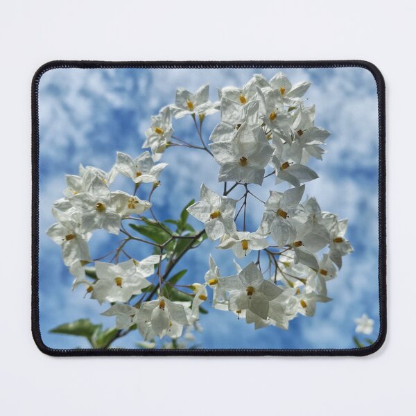Item preview, White Flowers and Fluffy Clouds designed and sold by Bee Buddy Photography.