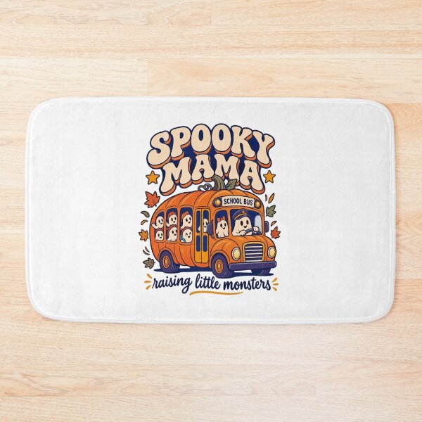 Item preview, Spooky Mama School Bus Raising Little Monsters  designed and sold by LuveraxArt.