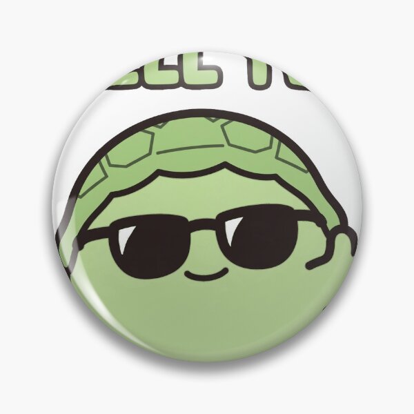 Item preview, Cool Chibi Turtle Sunglasses Thumbs Up Shell Yeah Funny Sticker designed and sold by xiaoxiaochibi.