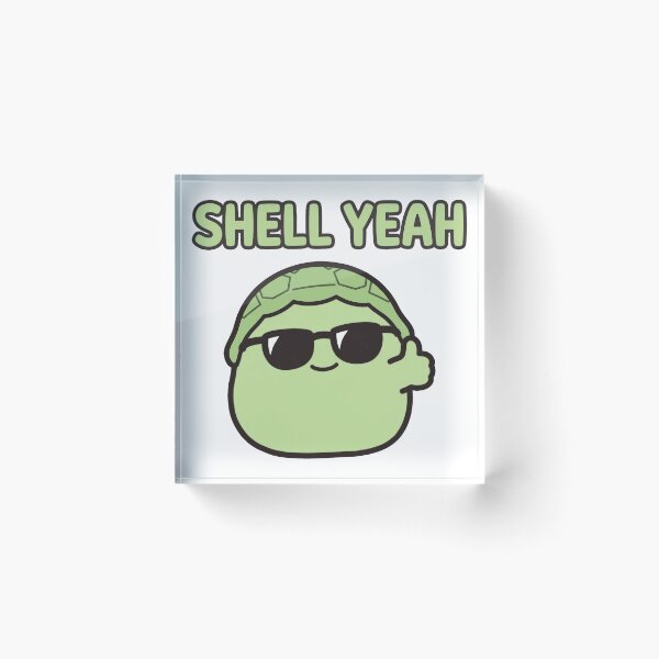 Item preview, Cool Chibi Turtle Sunglasses Thumbs Up Shell Yeah Funny Sticker designed and sold by xiaoxiaochibi.
