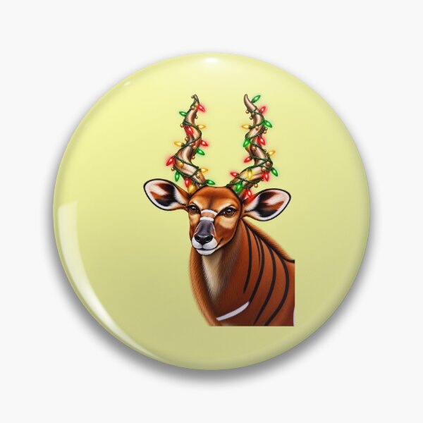 Item preview, Christmas Kudu Horns with Festive Lights designed and sold by annenambiro.