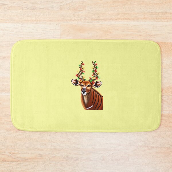 Item preview, Christmas Kudu Horns with Festive Lights designed and sold by annenambiro.