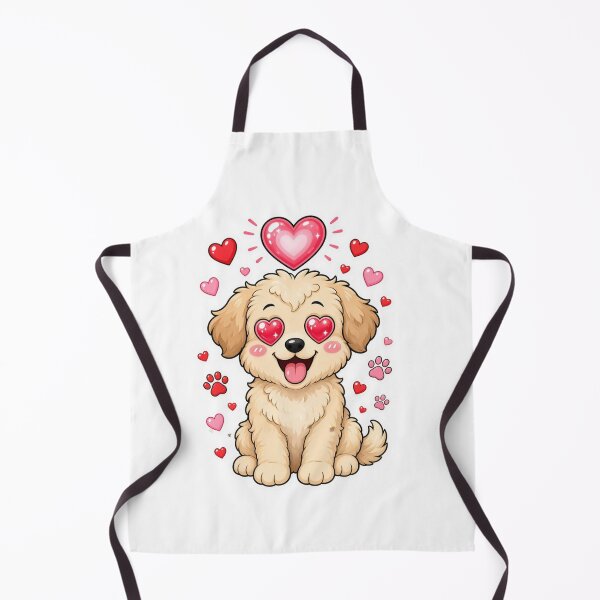 Item preview, Heart Eyes Puppy Love Cute Dog Illustration designed and sold by ExploreAura Studio.