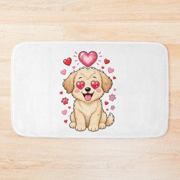 Item preview, Heart Eyes Puppy Love Cute Dog Illustration designed and sold by ExploreAura Studio.