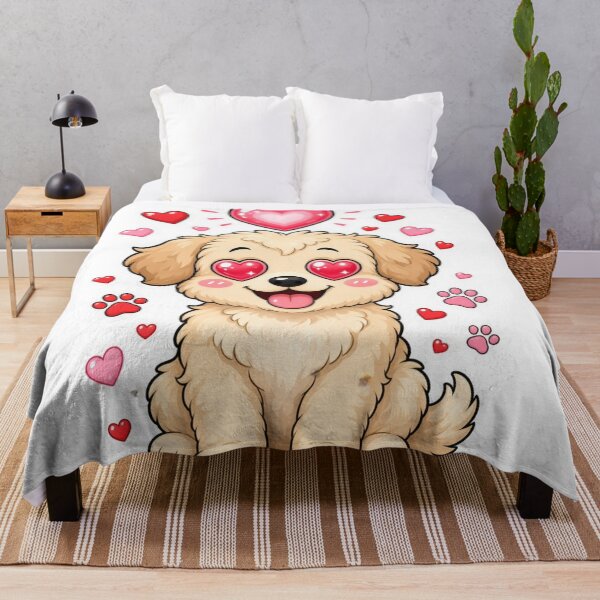 Item preview, Heart Eyes Puppy Love Cute Dog Illustration designed and sold by ExploreAura Studio.