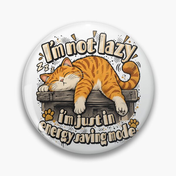 Item preview, Sleeping Orange Tabby Funny Vintage Comic designed and sold by Artistikastore.
