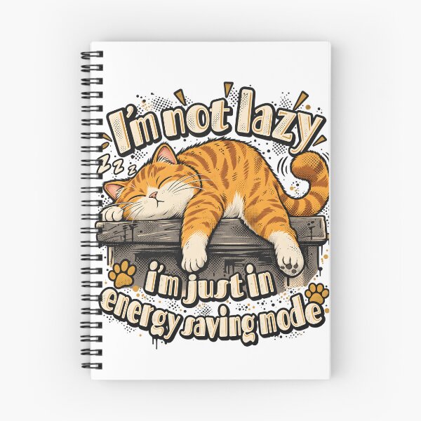 Item preview, Sleeping Orange Tabby Funny Vintage Comic designed and sold by Artistikastore.