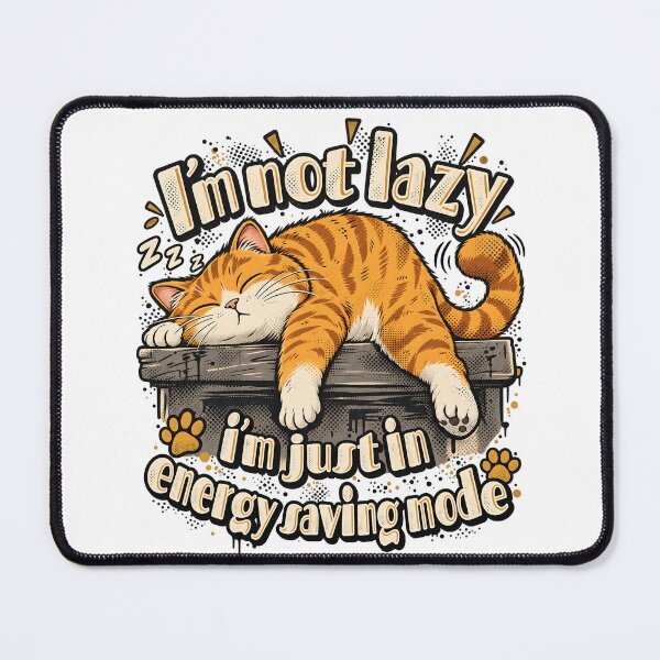 Item preview, Sleeping Orange Tabby Funny Vintage Comic designed and sold by Artistikastore.