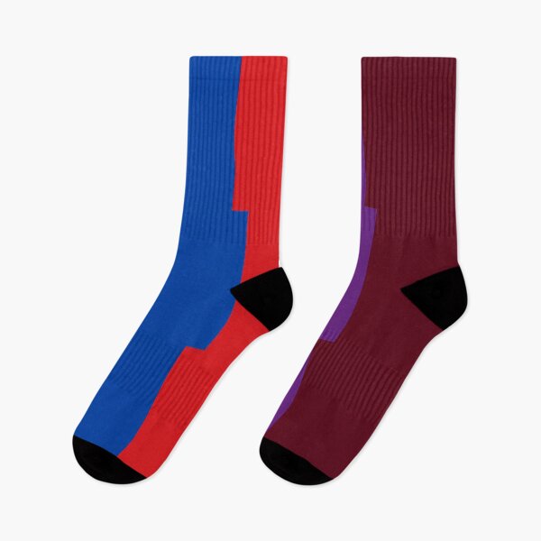 Item preview, Signal Stripe – Bold Color Block Socks designed and sold by astersgraphics.