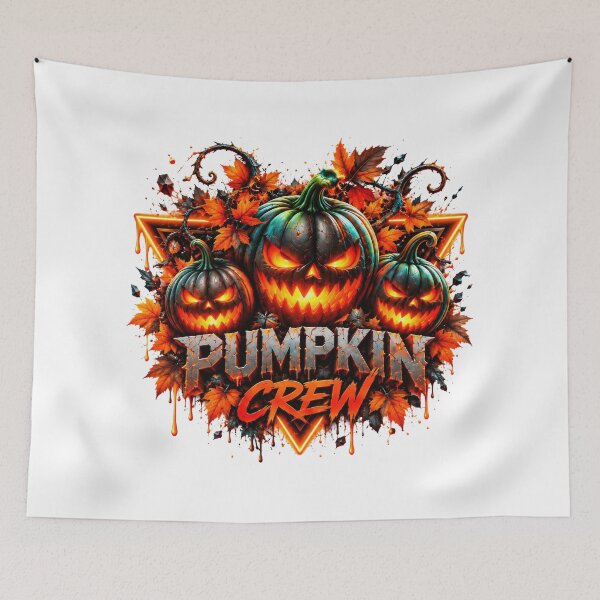 Item preview, Pumpkin Crew Neon Halloween designed and sold by DansCreations42.
