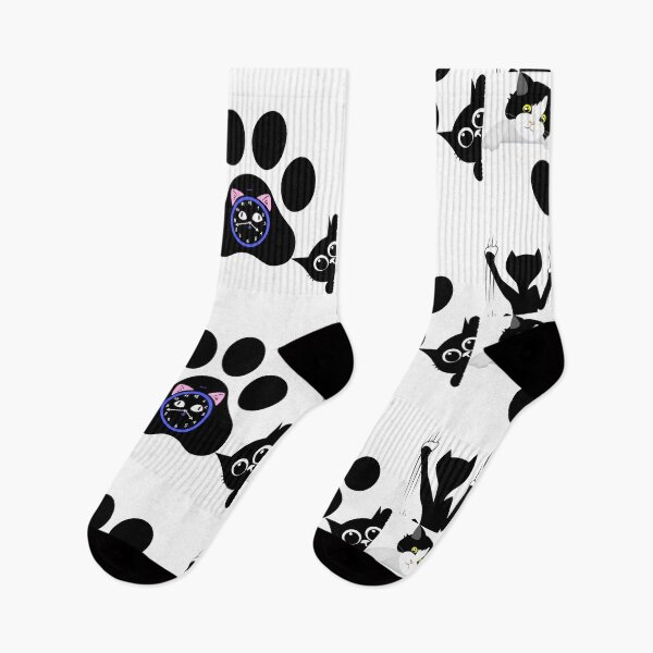 Item preview, Black Cat Night – Cute Midnight Cat & Moonlight Design designed and sold by GoldenSparkleShop.