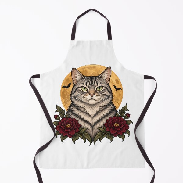 Item preview, Vampire Tabby Cat Full Moon Halloween designed and sold by Old's Cool Cat Studio.