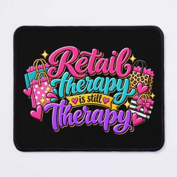 Item preview, Ir de compras sigue siendo una terapia. designed and sold by Elisabeth Lucas.