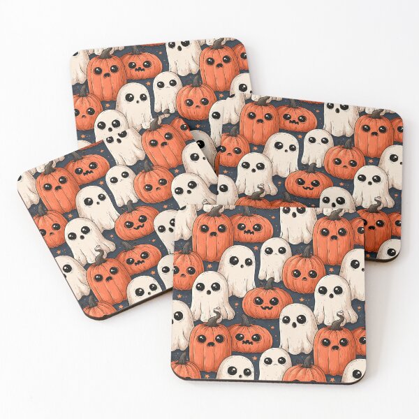 Item preview, Pumpkin and Ghost Pattern designed and sold by Derek Gillette.