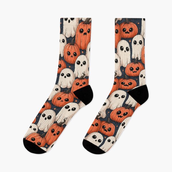 Item preview, Pumpkin and Ghost Pattern designed and sold by Derek Gillette.