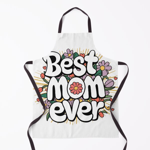 Item preview, Best Mom Ever Floral Retro Design designed and sold by H.M. Bright Design.