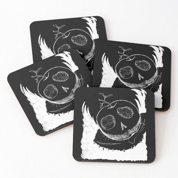 Item preview, Shinigami Apple - Dark Fantasy Ink Sketch - Dark Version designed and sold by BarnBurns.