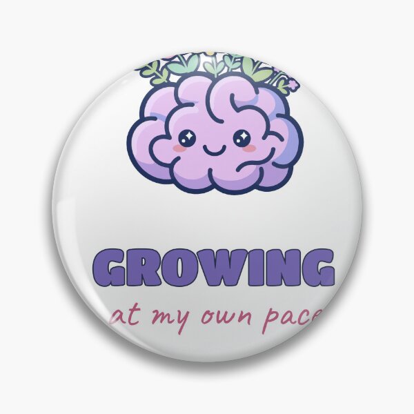 Item preview, Growing at My Own Pace Neurodivergent Sticker designed and sold by Undersung37.
