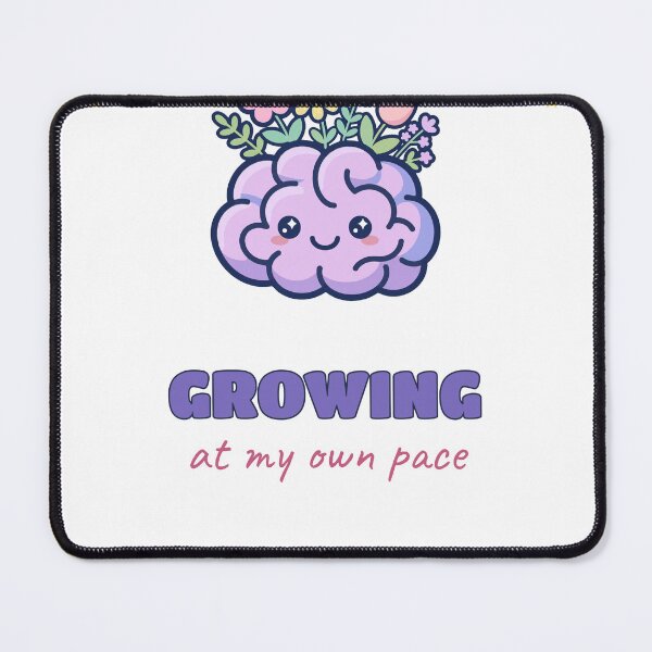 Item preview, Growing at My Own Pace Neurodivergent Sticker designed and sold by Undersung37.