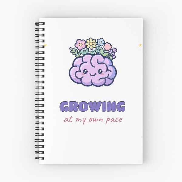 Item preview, Growing at My Own Pace Neurodivergent Sticker designed and sold by Undersung37.