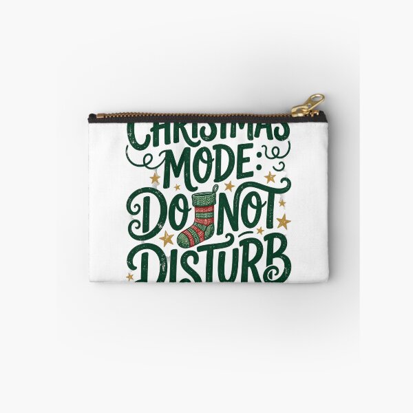 Item preview, Christmas Mode Do Not Disturb Shirt - Funny Christmas Hand-Lettered Tee designed and sold by KERK Art and Design.