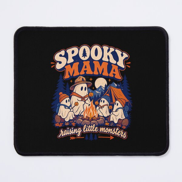 Item preview, Spooky Mama Camping Raising Little Monsters designed and sold by LuveraxArt.