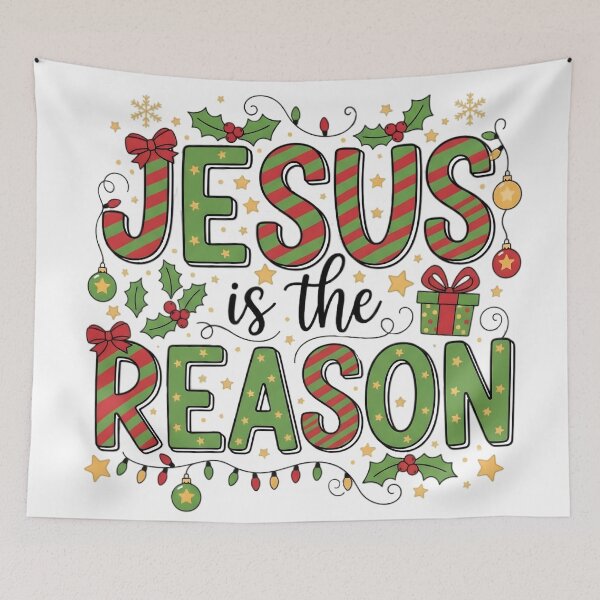 Item preview, Jesus Is The Reason Christmas Design designed and sold by H.M. Bright Design.