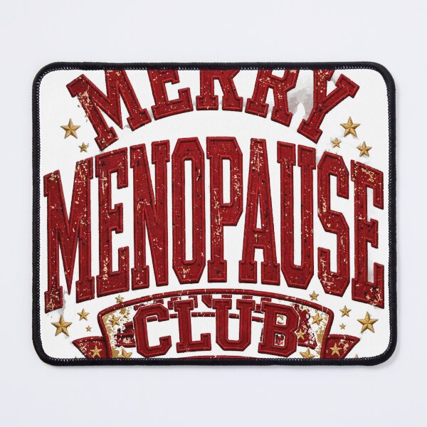 Item preview, Merry Menopause Club Shirt - Funny Christmas Varsity Tee designed and sold by KERK Art and Design.