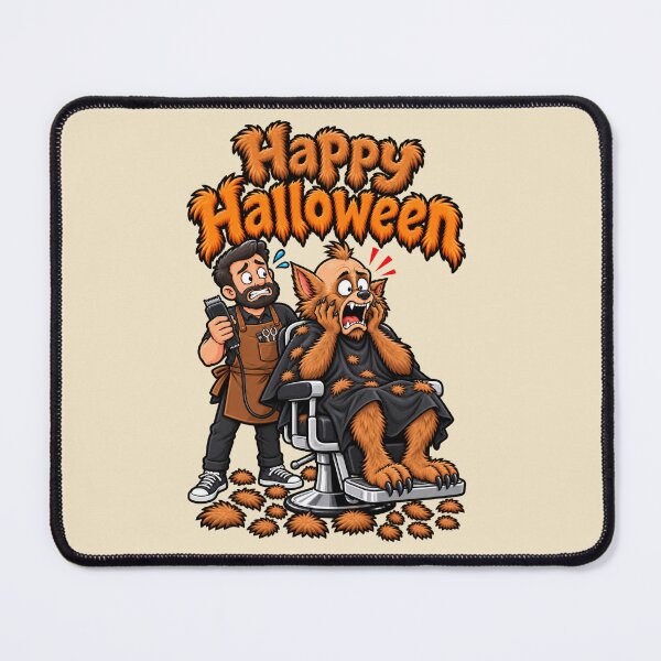 Item preview, Werewolf Barber Funny Halloween Haircut Gift designed and sold by Travel Souvenirs 30.