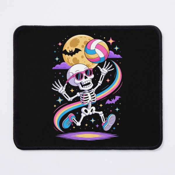 Item preview, Skeleton Playing Volleyball Under Moon designed and sold by jkrphoto.