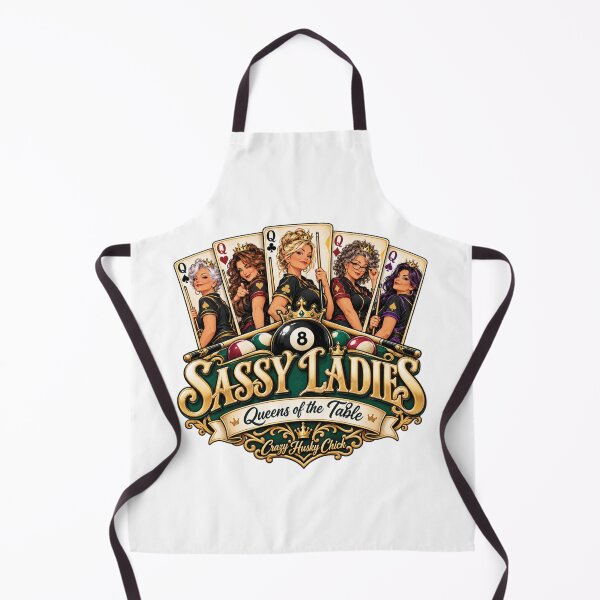 Item preview, Sassy Ladies Queens of the Table - Women's Billiards Playing Card Design designed and sold by Crazyhuskychick.