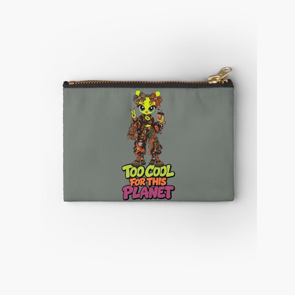 Item preview, Too Cool for This Planet – Spooky Alien Girl designed and sold by Aimetoi.