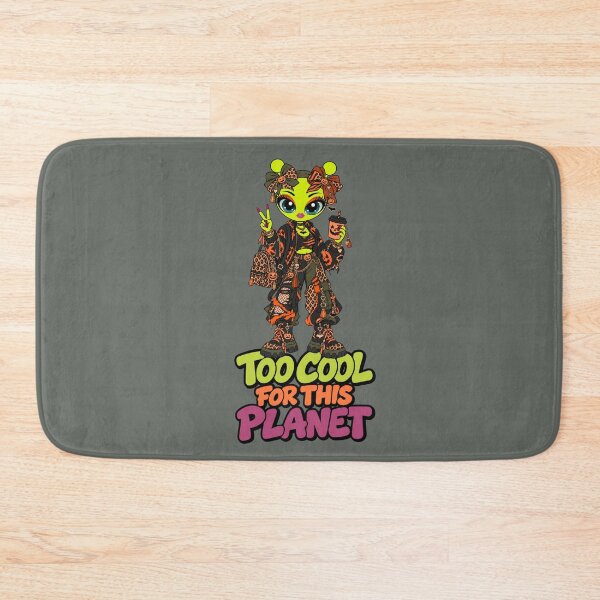 Item preview, Too Cool for This Planet – Spooky Alien Girl designed and sold by Aimetoi.
