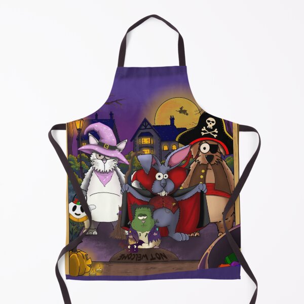 Item preview, Trick or Treat Friends Halloween Animals in Costumes Illustration designed and sold by Englandbear.