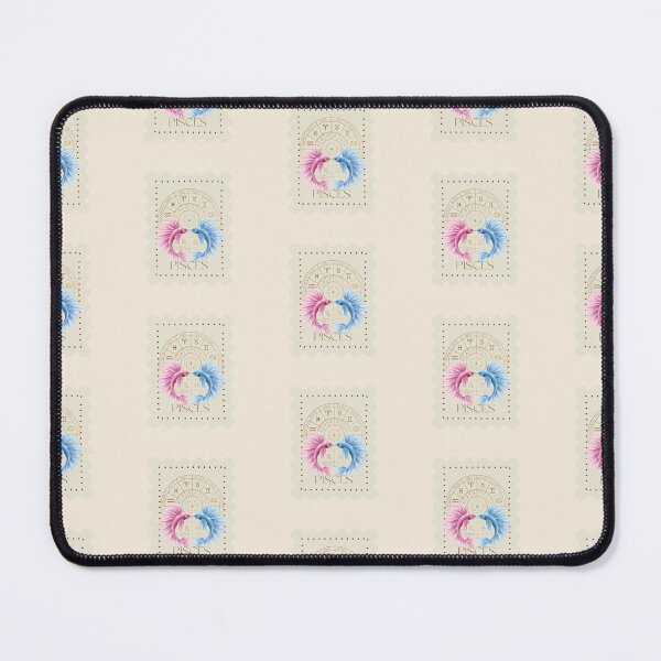 Item preview, Pisces Zodiac Stamp – Celestial Vintage Astrology Art designed and sold by CozyMuse.