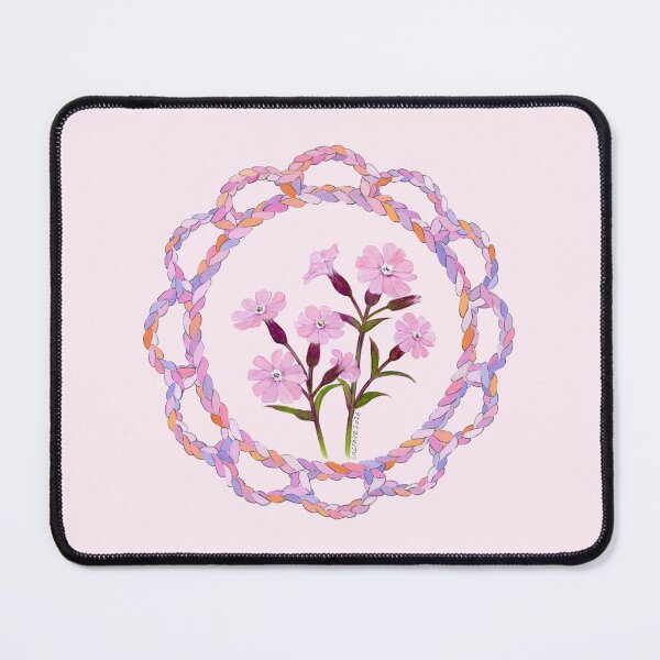 Item preview, Hand Painted Red Campion Botanical Floral designed and sold by Sacphire.