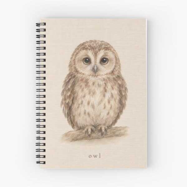 Item preview, Owl Nursery Watercolor | Woodland Wall Art designed and sold by FixationStudio.