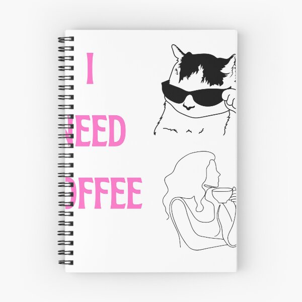 Item preview, I Need Coffee Funny Cute Coffee Sticker designed and sold by ThumbViral.