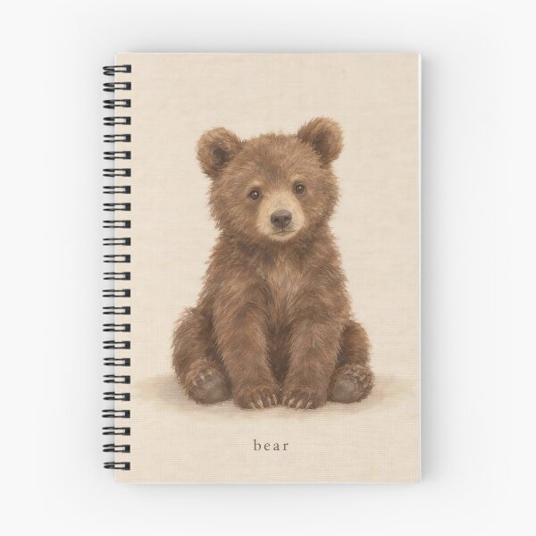 Item preview, Bear Cub Nursery Watercolor | Woodland Wall Art designed and sold by FixationStudio.