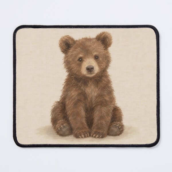 Item preview, Bear Cub Nursery Watercolor | Woodland Wall Art designed and sold by FixationStudio.