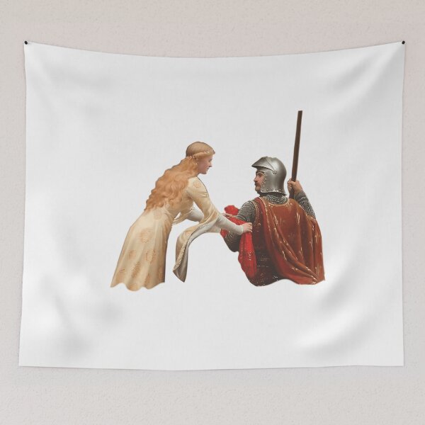 Item preview, Godspeed Fair Knight By Edmundblairleighton designed and sold by HollowayDaina.
