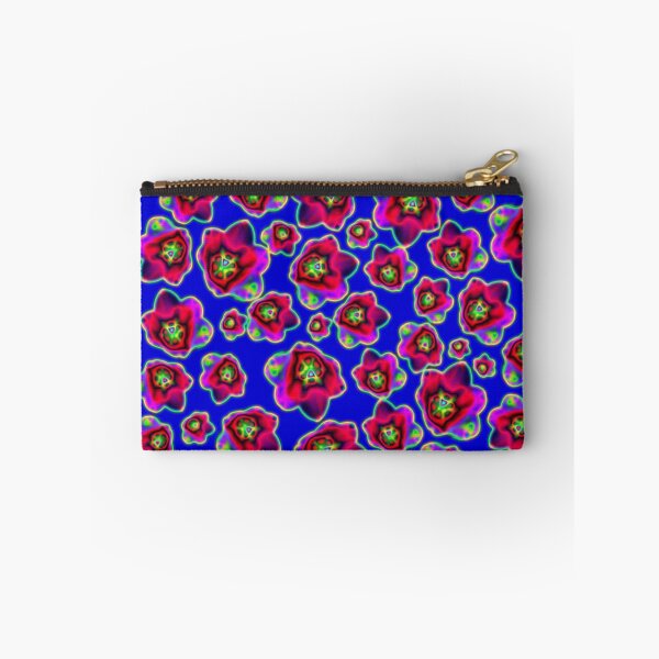 Item preview, English Garden - Electric Red Tulip Floral Pattern designed and sold by PurrfectWhisper.