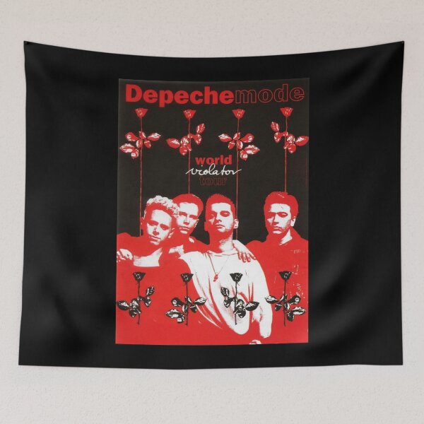 Artikelvorschau, Depeche Mode Original Custom Vintage Musikband T-Shirt Einzigartiges Poster Wandkunst entworfen und verkauft von Cool Robot Bro..