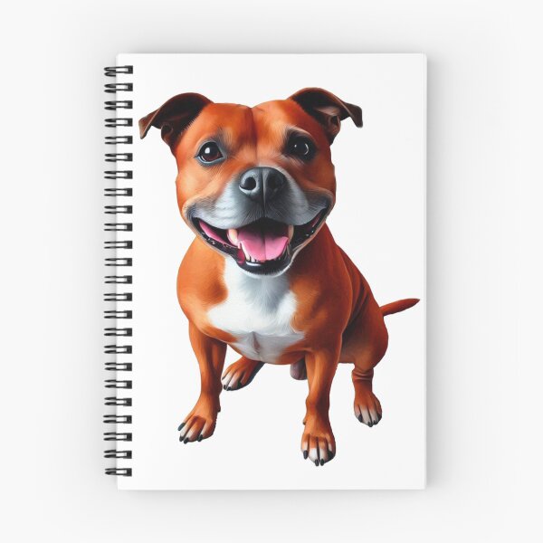 Item preview, Red Staffy Portrait designed and sold by MaedK.