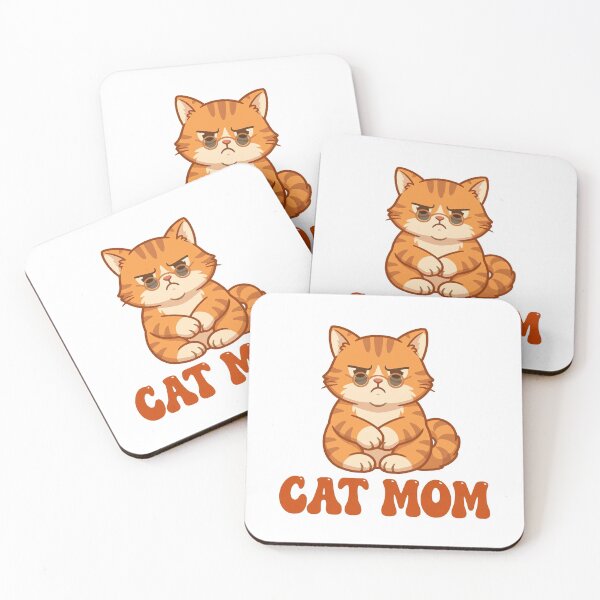 Item preview, Grumpy Cat Mom Orange Tabby Sunglasses T-Shirt designed and sold by EverydayBadge.