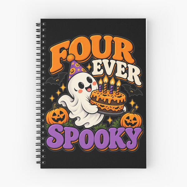 Item preview, Four Ever Spooky Birthday Cake Candles designed and sold by GibasVisuals.