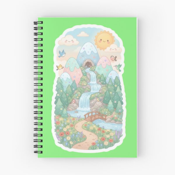 Item preview,  Art of a magical forest with a waterfall designed and sold by Azurart2.