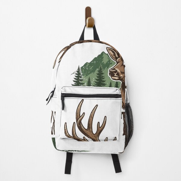 Item preview, Born To Hunt Vintage Deer Antlers Mountain T-Shirt designed and sold by EverydayBadge.